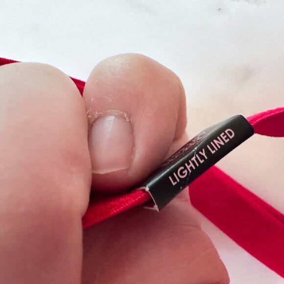 Victoria’s Secret Dream Angels Christmas Bow Lightly Lined Sexy Lingerie NWT 32B - Picture 4 of 5